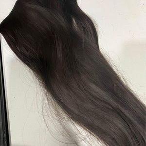 Untangled Halo Hair Extension Dippy Dark Brown NEW unboxed
